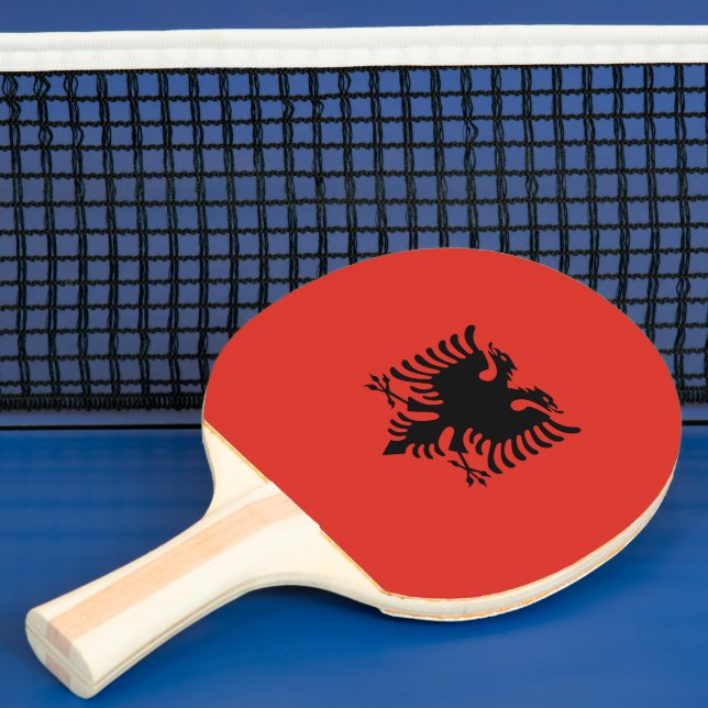 Raquette De Ping Pong Drapeau albanais (Insitu)