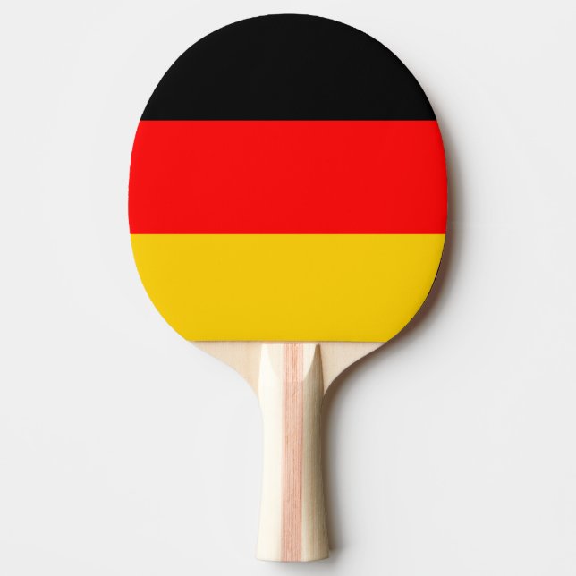 Raquette De Ping Pong Drapeau Allemagne (Devant)