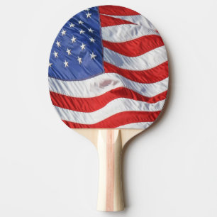 Raquette De Ping Pong Drapeau américain patriotique