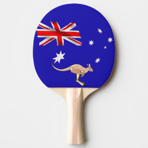 Raquette De Ping Pong Drapeau australien