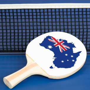 Raquette De Ping Pong Drapeau australien