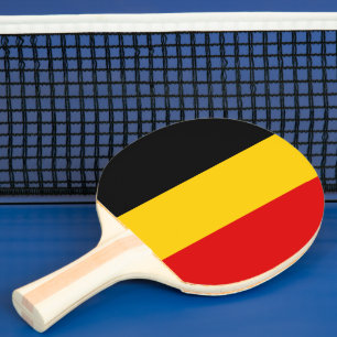 Raquette De Ping Pong Drapeau de Belgique