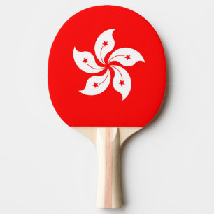 Raquette De Ping Pong Drapeau de Hong Kong