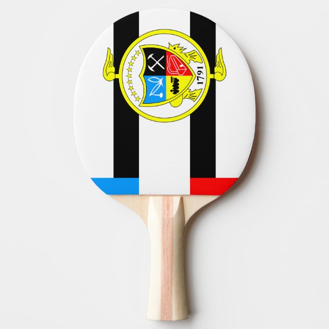 Raquette De Ping Pong Drapeau de Knoxville, Tennessee (Devant)