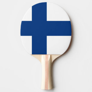 Raquette De Ping Pong Drapeau de la Finlande