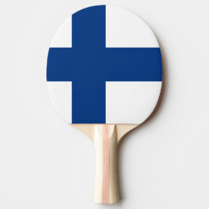 Raquette De Ping Pong Drapeau de la Finlande