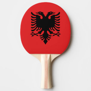 Raquette De Ping Pong Drapeau de l'Albanie