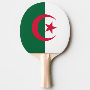 Raquette De Ping Pong Drapeau de l'Algérie