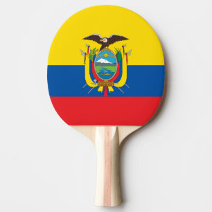 Raquette De Ping Pong Drapeau de l'Equateur Ping Pong Paddle