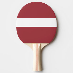 Raquette De Ping Pong Drapeau de Lettonie Ping Pong Paddle