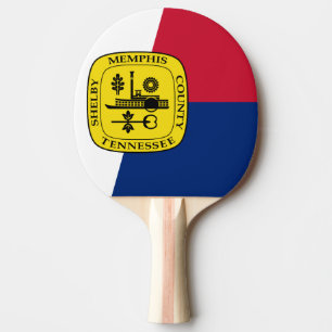 Raquette De Ping Pong Drapeau de Memphis, Tennessee Ping Pong Paddle
