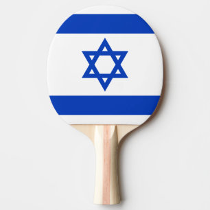 Raquette De Ping Pong Drapeau de palette de ping-pong de l'Israël
