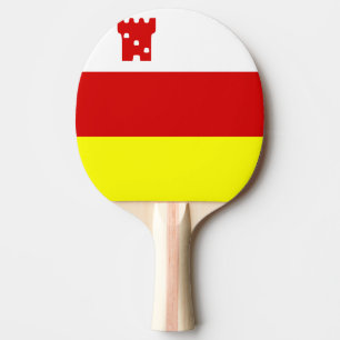 Raquette De Ping Pong Drapeau de Père Noël Barbara, Californie Ping-Pong