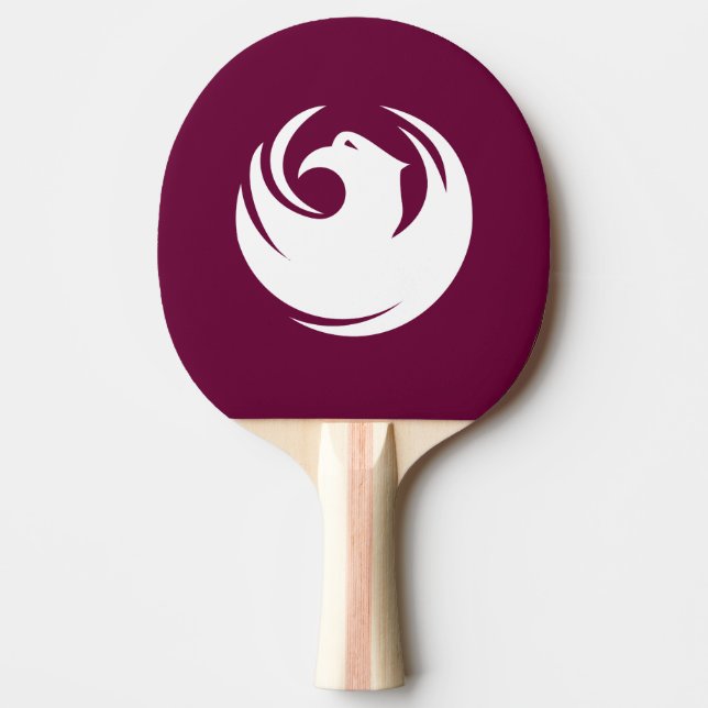 Raquette De Ping Pong Drapeau de Phoenix, Arizona (Devant)