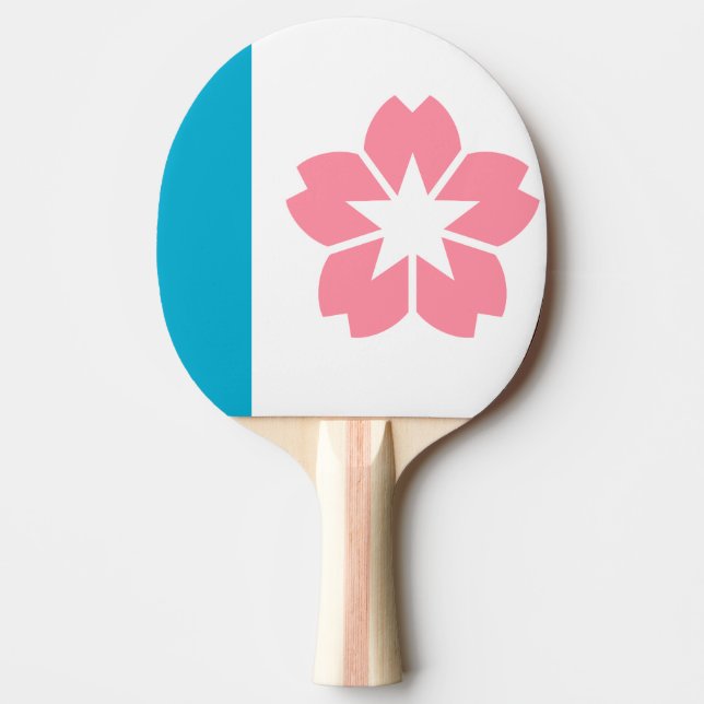 Raquette De Ping Pong Drapeau de Salem, Oregon (Devant)