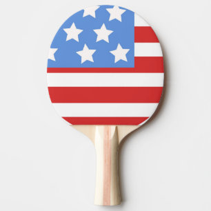 Raquette De Ping Pong Drapeau des Etats-Unis