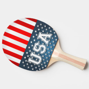 Raquette De Ping Pong Drapeau des Etats-Unis