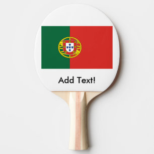 Raquette De Ping Pong Drapeau du Portugal