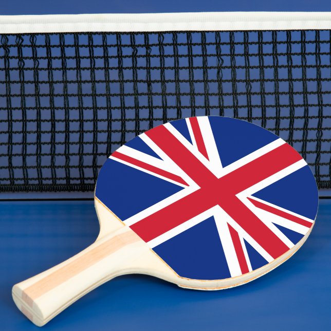 Raquette De Ping Pong Drapeau du Royaume-Uni (Insitu)