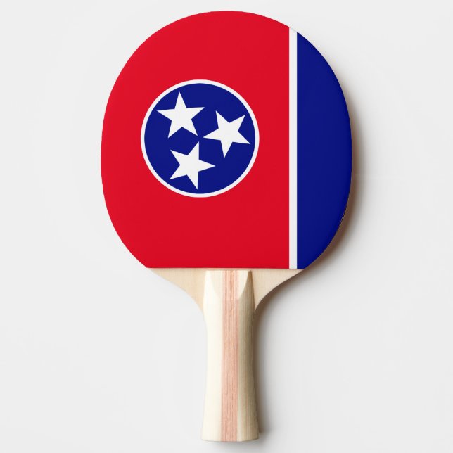 Raquette De Ping Pong Drapeau du Tennessee (Devant)