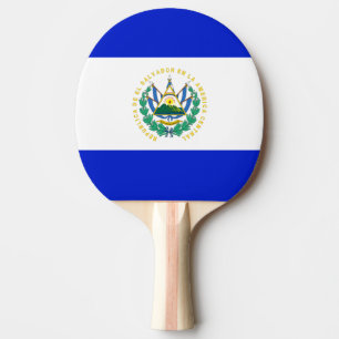 Raquette De Ping Pong Drapeau El Salvador