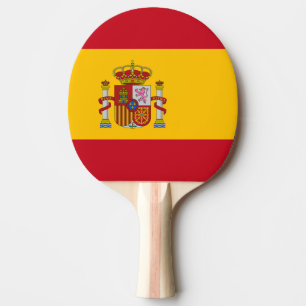 Raquette De Ping Pong Drapeau espagnol