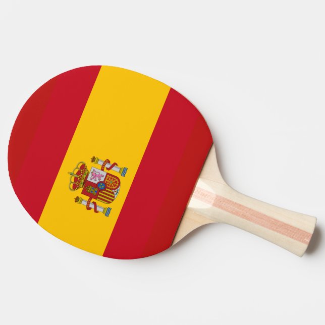 Raquette De Ping Pong Drapeau espagnol (Côté)