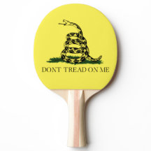 Drapeau Gadsden Ping Pong Paddle