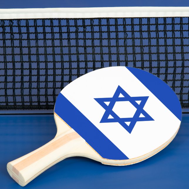 Raquette De Ping Pong Drapeau Israël (Insitu)