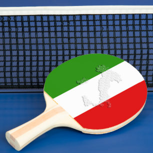Raquette De Ping Pong Drapeau italien