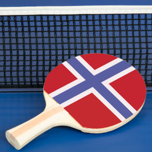 Raquette De Ping Pong Drapeau norvégien