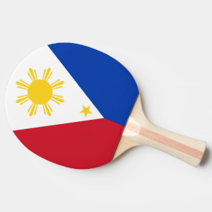 Raquette De Ping Pong Drapeau philippin des Philippines