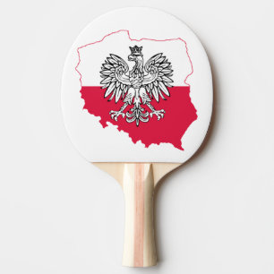 Raquette De Ping Pong Drapeau polonais Ping Pong Paddle