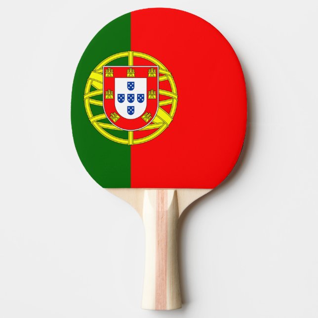 Raquette De Ping Pong Drapeau Portugal (Devant)