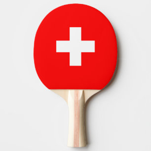 Raquette De Ping Pong Drapeau Suisse