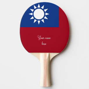 Raquette De Ping Pong Drapeau taïwanais