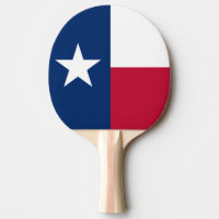Drapeau Texas ping pong paddle pour ping-pong
