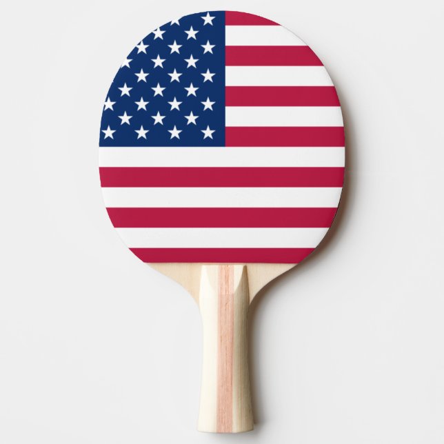 Raquette De Ping Pong drapeau usa (Devant)