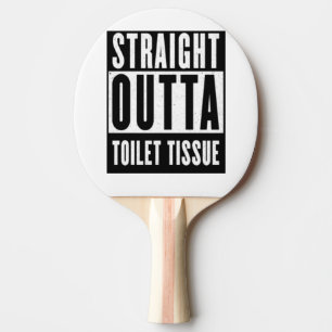 Raquette De Ping Pong Droit devant Toilettes Tissu Drôle Drôle Prepper C