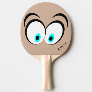 Raquette De Ping Pong Drôle Googly Eyes Ping Paddle Custom Ping