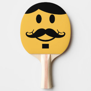 Raquette De Ping Pong Drôle Moustache Ping Pong Bat