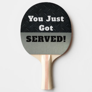 Raquette De Ping Pong Drôle Smack Parler Vous Avez Servi Ping Pong Padd