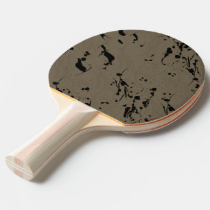 Raquette De Ping Pong Éclat noir et goutte