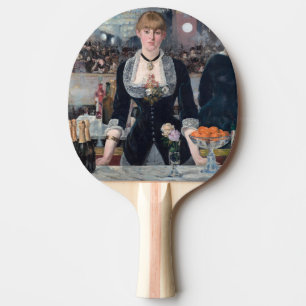 Raquette De Ping Pong Edouard Manet - Un bar aux Folies-Bergere