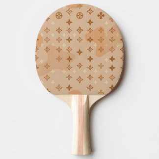 Raquette De Ping Pong Élégant Monogramme Chic au Quotidien