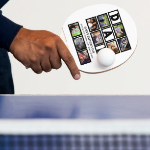 Raquette De Ping Pong Élégante Personnalisation Bonne Fête des pères 9 P