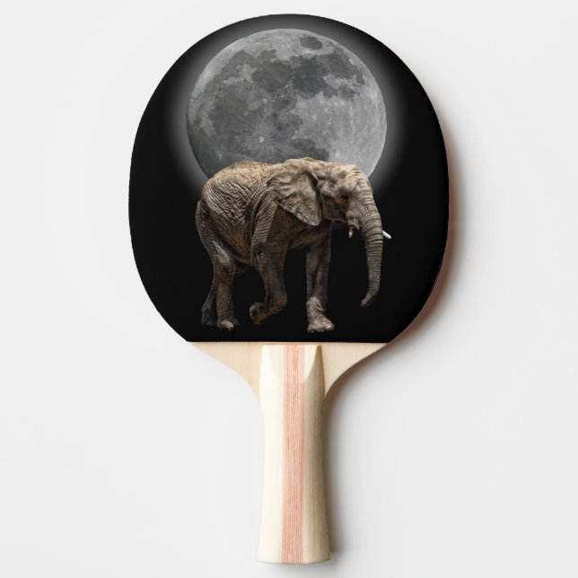 RAQUETTE DE PING PONG ÉLÉPHANT DE MOONGLOW (Devant)