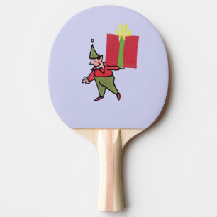 Raquette De Ping Pong Elfe avec boîte rouge violet ping pong paddle