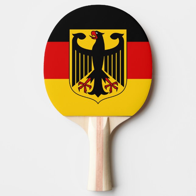 Raquette De Ping Pong emblème allemand (Devant)