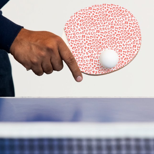 Raquette De Ping Pong Empreinte de léopard de corail (Insitu)